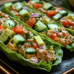 In today’s fast-paced world, the focus on healthy eating has never been more pronounced. As consumers become increasingly aware of the benefits of nutritious diets, there is a rising demand for meal options that are not only low in carbohydrates but also packed with flavor and nutrients. Fresh & Zesty Tuna Salad Lettuce Wraps exemplify this trend perfectly, offering a light and refreshing dish that is both easy to prepare and satisfying.