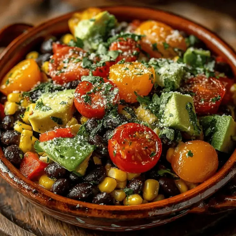 The dressing is a vital component in elevating the Zesty Southwest Black Bean & Corn Salad. A well-balanced dressing not only complements the ingredients but also enhances the overall flavor profile of the dish. In this salad, the dressing acts as a bridge that connects the vibrant flavors of fresh vegetables, beans, and corn, creating a harmonious blend that excites the palate.