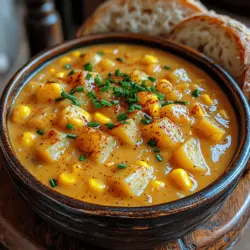 Chowder is a type of soup that typically contains milk or cream, and its origins can be traced back to the coastal regions of France and North America. Traditionally, chowders were made with whatever seafood was readily available, but over time, they have evolved to include a variety of ingredients, with corn chowder becoming a prominent favorite. Corn chowder is cherished for its sweet, creamy consistency and the way it highlights the natural flavors of its key ingredients.