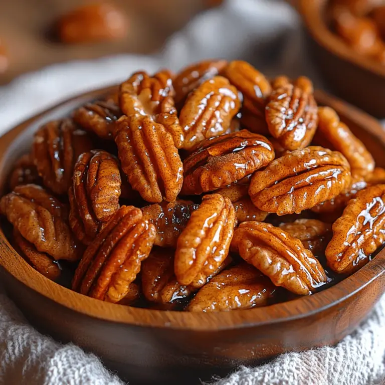 The key to achieving the perfect Crunchy Maple Roasted Pecans lies significantly in how you spread and roast them. Once you've coated the pecans in your delightful maple syrup mixture, it’s time to lay them out on your baking sheet. Use a rimmed baking sheet to catch any syrup drips and to prevent any nuts from rolling off.