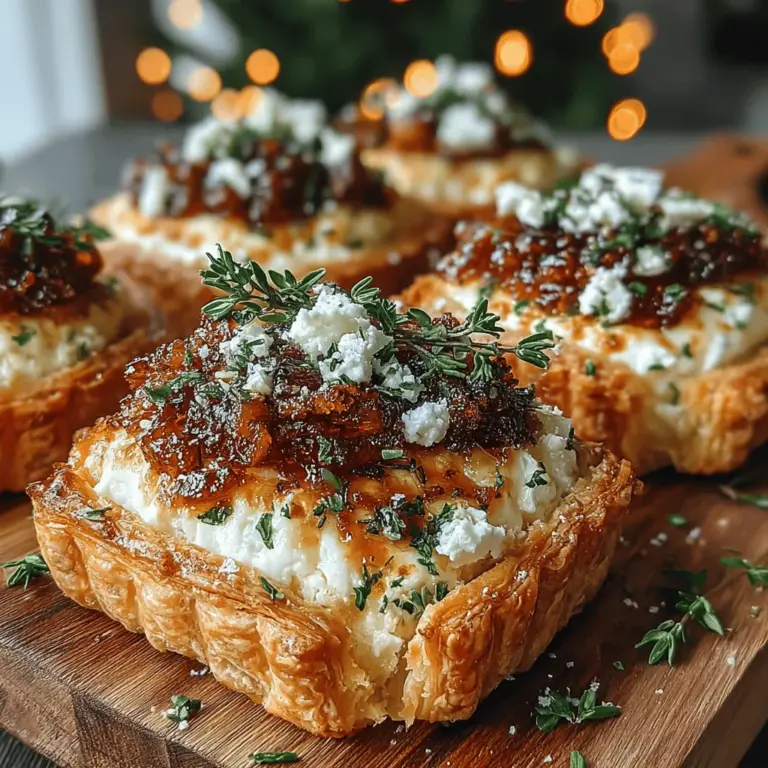 When it comes to culinary delights, few combinations can rival the rich, sweet allure of caramelized onions paired with the creamy tang of goat cheese. These two ingredients come together in a delightful symphony of flavors, making them a perfect filling for tarts that are both elegant and satisfying. Whether served as a sophisticated appetizer at a dinner party or as a comforting main dish for a cozy night in, Caramelized Onion & Goat Cheese Tarts offer versatility that can suit any occasion.