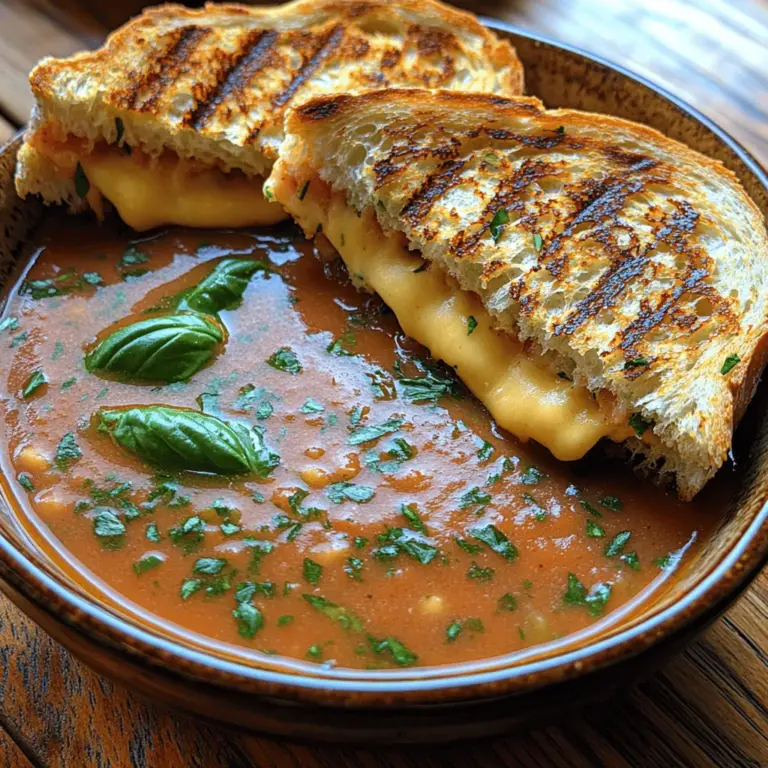 To create a dish that is not only delicious but also satisfying, it’s crucial to understand the role of each ingredient in the Velvety Tomato Basil Bliss Soup and its accompanying grilled cheese dippers. From the richness of the tomatoes to the freshness of the basil, every component plays a vital part in crafting this comforting meal.
