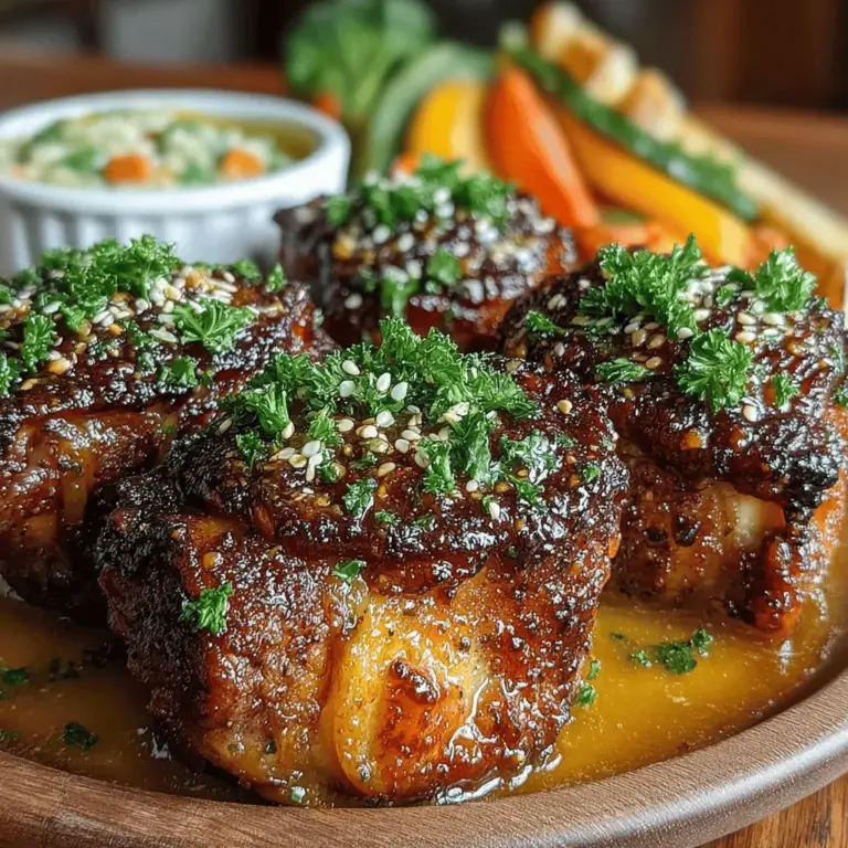 When it comes to comfort food, few dishes can rival the rich and savory allure of turkey thighs. These succulent cuts of meat not only deliver a depth of flavor but also embody a sense of warmth and home-cooked goodness that many of us crave. Enter Sticky Honey Mustard Turkey Thighs—a delightful recipe that elevates this humble ingredient into a show-stopping meal. Infused with a sticky honey mustard glaze, these turkey thighs are perfect for impressing guests at a dinner party or simply enjoying a cozy weeknight dinner with loved ones.