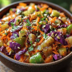 In a world where meals often feel heavy and indulgent, the appeal of fresh, vibrant salads cannot be overstated. Salads provide a delightful contrast to richer dishes, offering not just a burst of color but also a medley of flavors and textures that can elevate any dining experience. Incorporating fresh vegetables into our diets is essential, as they are packed with nutrients that promote health and wellness. One salad that perfectly embodies this philosophy is the Crunchy Zesty Carrot Slaw—a refreshing and nutritious option that’s as delicious as it is visually appealing.