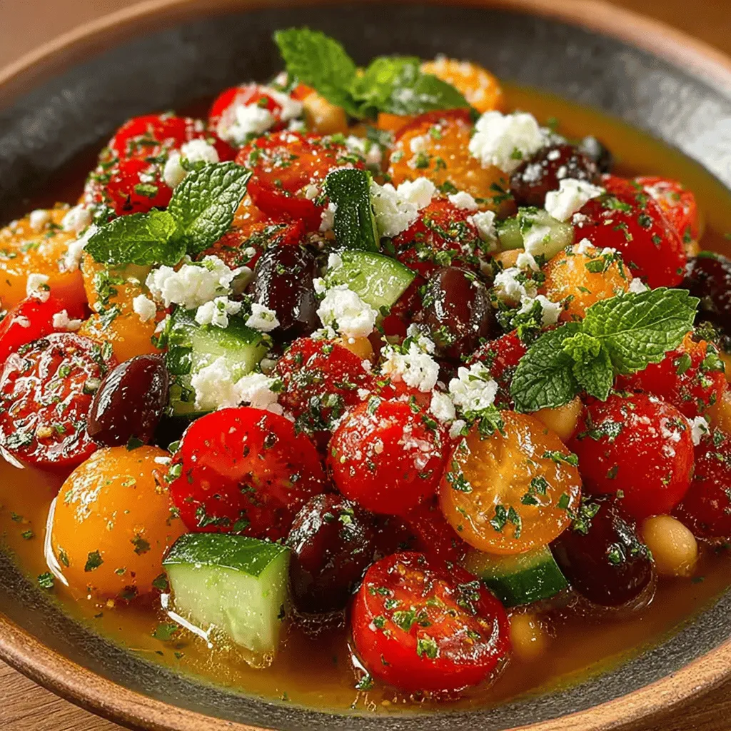 Mediterranean cuisine is celebrated not just for its vibrant flavors, but also for its health benefits, which stem from a rich array of fresh ingredients. This culinary tradition emphasizes the use of vegetables, whole grains, legumes, and healthy fats, making it a cornerstone of numerous health-conscious diets around the world. Among the many delightful dishes it offers, the Mediterranean Chickpea Greek Salad stands out as a refreshing and nutritious option, perfect for anyone looking to enjoy a wholesome meal.