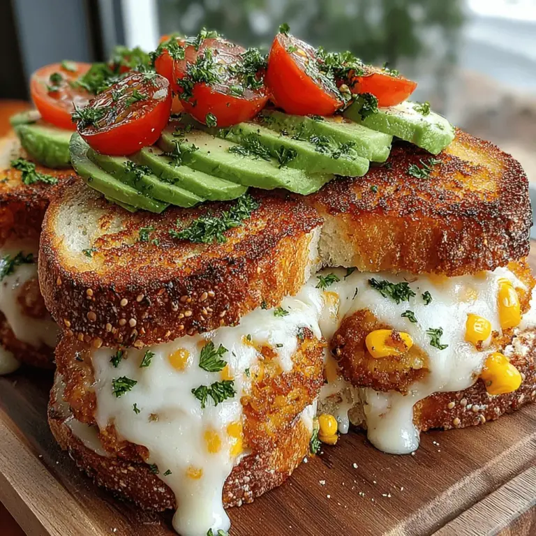 When it comes to comfort food, few dishes can rival the universal appeal of a sandwich. Whether it's the classic peanut butter and jelly or a hearty turkey club, sandwiches often embody the essence of convenience and satisfaction. They are perfect for any meal of the day, from breakfast to dinner, and can be customized to suit a variety of tastes. One innovative twist that has captured the hearts (and appetites) of many is the Sweet Corn Fritter Sandwich Melt. This delightful creation elevates the traditional concept of a sandwich by incorporating the deliciousness of sweet corn fritters, making it a standout option for lunch, snacks, or gatherings.