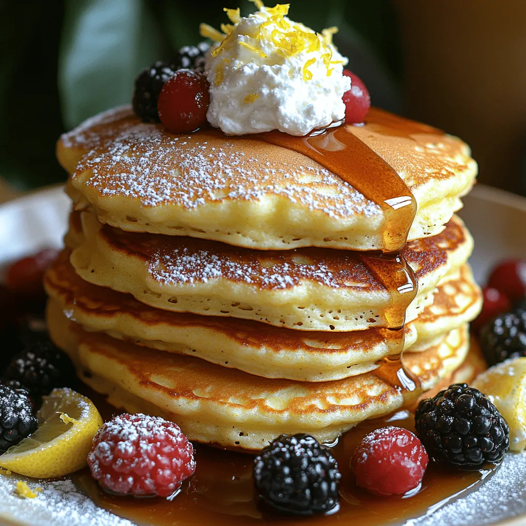 Pancakes have long held a place of honor in breakfast menus around the world, transcending cultures and kitchens with their simple appeal and comforting qualities. Among the myriad of pancake variations, Zesty Lemon Ricotta Cloud Pancakes stand out with their light, airy texture and refreshing citrus flavor. This delightful dish not only elevates the traditional pancake experience but also brings a touch of gourmet flair to your breakfast table.