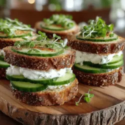 In the realm of light and flavorful snacks, few options are as refreshing as cucumber sandwiches. These delightful treats serve as the perfect accompaniment for various occasions, from elegant tea parties to casual picnics and relaxed gatherings with friends. With their crisp texture and subtle flavors, cucumber sandwiches not only satisfy hunger but also provide a refreshing bite that can elevate any meal or snack time.