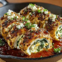 When it comes to comforting meals that please a crowd, few dishes can rival Savory Herbed Ricotta Stuffed Chicken Rolls. This delightful recipe brings together tender chicken, creamy ricotta, and vibrant herbs, creating a flavorful experience that is both satisfying and memorable. Perfect for a cozy weeknight dinner or an elegant gathering with friends and family, these stuffed chicken rolls are sure to impress with their beautiful presentation and rich flavors.