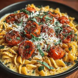 In the realm of comforting pasta dishes, Creamy Roasted Tomato Lentil Pasta emerges as a standout option that seamlessly blends flavor and nutrition. This delightful recipe combines the natural sweetness of roasted cherry tomatoes with the hearty texture of lentils, all enveloped in a rich, creamy sauce that clings beautifully to whole grain pasta. Whether you are preparing a quick weeknight dinner or impressing guests at a special gathering, this dish offers a satisfying experience that caters to both taste buds and health-conscious choices.