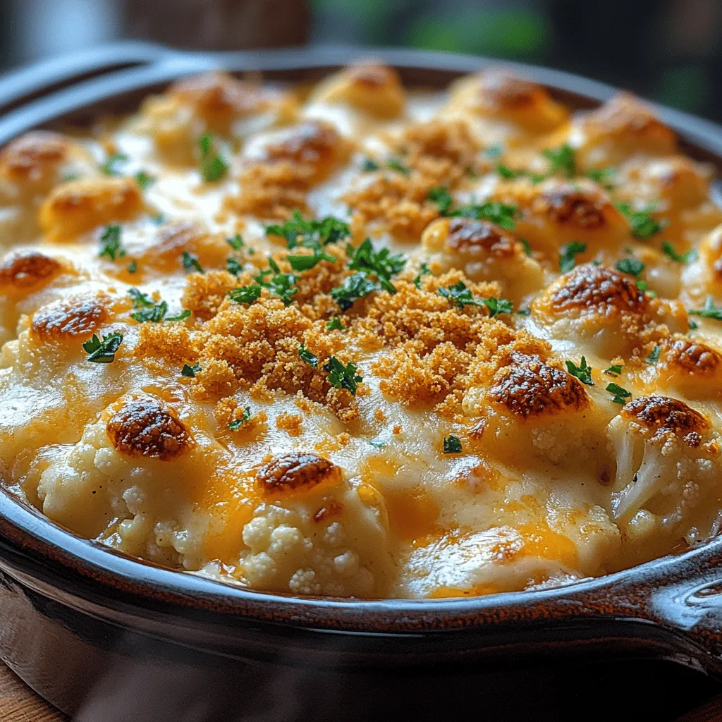 When it comes to comfort food, few dishes can rival the creamy, cheesy goodness of Cheesy Cauliflower Heaven. This delightful recipe transforms humble cauliflower into a rich, decadent side that can elevate any meal. Whether you're serving it alongside a holiday feast or preparing a simple weeknight dinner, this dish is sure to impress with its combination of flavors and textures. With the growing popularity of cauliflower in culinary circles, this recipe showcases the vegetable's versatility, proving that it can be more than just a side dish or a low-carb alternative.
