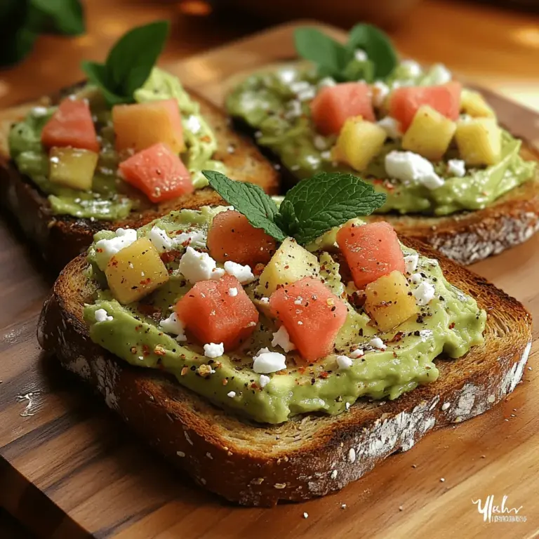 In the ever-evolving landscape of healthy eating, watermelon avocado toast stands out as a vibrant and nutritious option that captures the essence of summer on a plate. The dish artfully combines the creamy texture of ripe avocado with the juicy sweetness of watermelon, all resting on a foundation of hearty whole grain bread. This delightful recipe is not just a feast for the eyes; it also provides a refreshing and wholesome choice for breakfast, brunch, or as a light snack throughout the day.