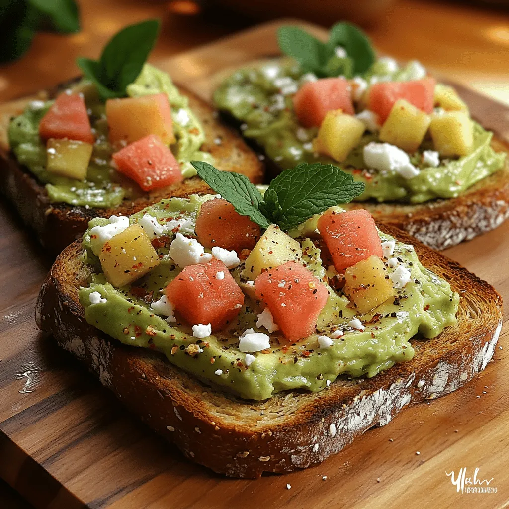 In the ever-evolving landscape of healthy eating, watermelon avocado toast stands out as a vibrant and nutritious option that captures the essence of summer on a plate. The dish artfully combines the creamy texture of ripe avocado with the juicy sweetness of watermelon, all resting on a foundation of hearty whole grain bread. This delightful recipe is not just a feast for the eyes; it also provides a refreshing and wholesome choice for breakfast, brunch, or as a light snack throughout the day.