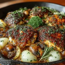 When it comes to comfort food, few dishes encapsulate warmth and heartiness quite like the Savory Herb Mushroom & Chicken Bake. This delightful recipe merges tender chicken with a medley of earthy mushrooms and aromatic herbs, creating a dish that is both satisfying and flavorful. Perfect for family dinners or special occasions, this bake captures the essence of home-cooked meals, making it an ideal choice for anyone looking to impress their loved ones or simply enjoy a delicious meal.