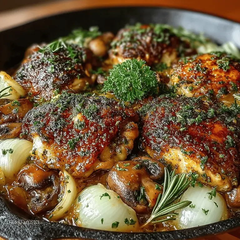 When it comes to comfort food, few dishes encapsulate warmth and heartiness quite like the Savory Herb Mushroom & Chicken Bake. This delightful recipe merges tender chicken with a medley of earthy mushrooms and aromatic herbs, creating a dish that is both satisfying and flavorful. Perfect for family dinners or special occasions, this bake captures the essence of home-cooked meals, making it an ideal choice for anyone looking to impress their loved ones or simply enjoy a delicious meal.