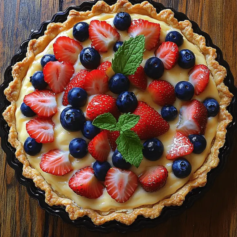 Creating a perfect tart shell is essential for the overall success of your Velvety Vanilla Custard Tart. A well-prepared shell not only provides a sturdy base for the custard but also adds a delightful crunch that complements the creamy filling. Here’s a detailed guide to making the tart shell from scratch.