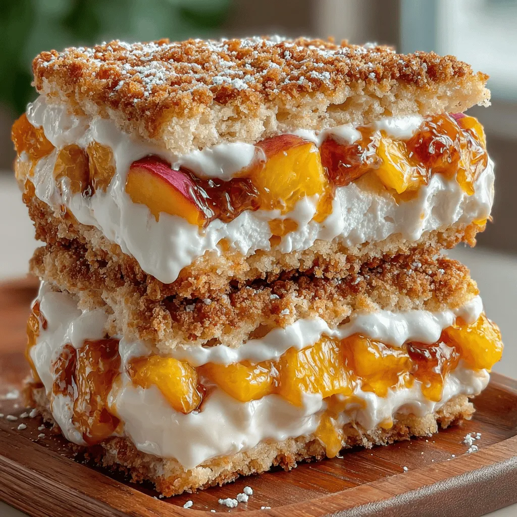 To create the ultimate Peach Cobbler Ice Cream Sandwiches, it’s essential to start with quality ingredients. Let’s break down the key components that will elevate your dessert from ordinary to extraordinary.