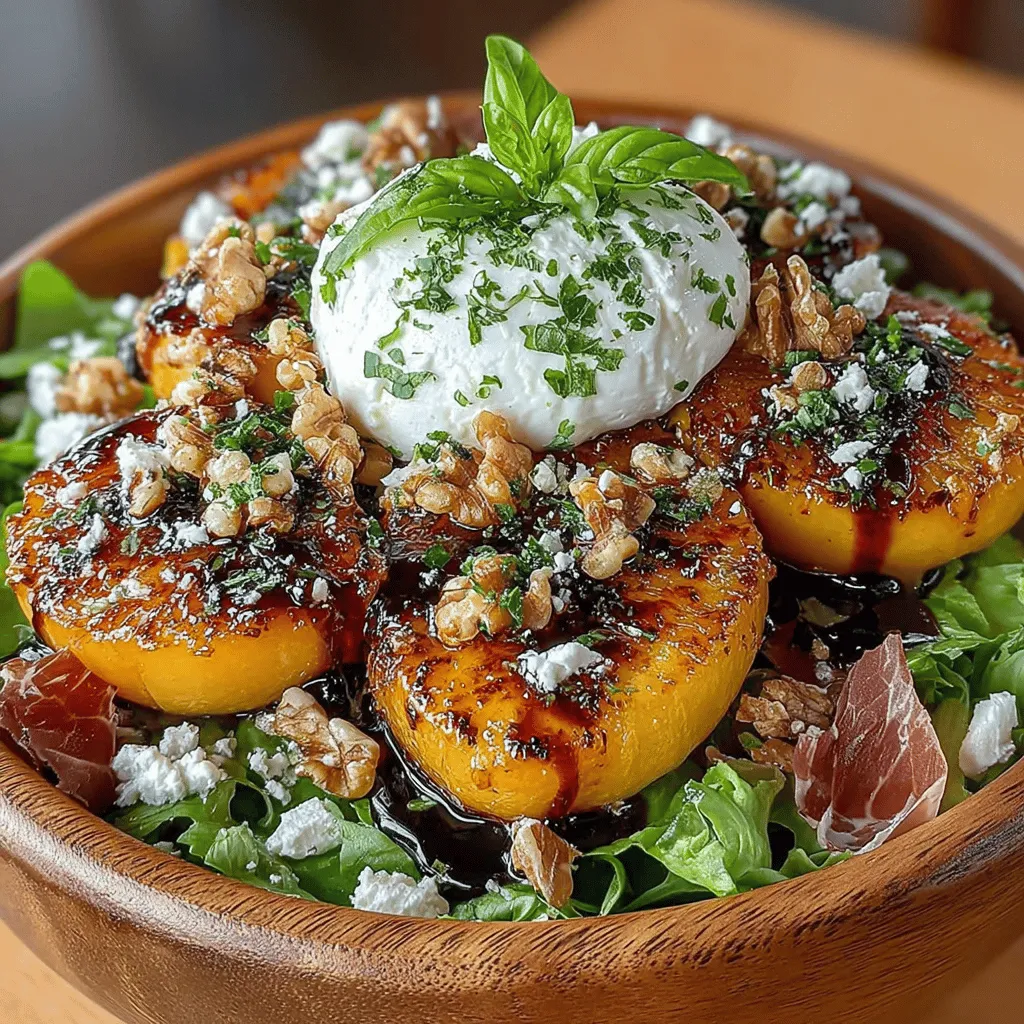 As the sun shines brighter and the days grow longer, the allure of summer salads takes center stage in our culinary repertoire. Picture vibrant colors, fresh ingredients, and bold flavors that celebrate the season's bounty. One of the standout recipes that encapsulates the essence of summer is the Roasted Peach and Burrata Salad. This dish marries the sweet, caramelized notes of roasted peaches with the creamy, rich texture of burrata cheese, creating a harmonious balance that is both refreshing and indulgent.