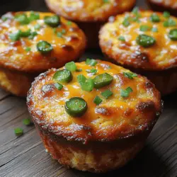 If you're searching for a dish that marries comfort food with a kick of flavor, look no further than cheesy jalapeño cornbread muffins. These delightful treats are a staple in Southern cuisine, known for their moist texture, cheesy goodness, and a spicy punch from the jalapeños. Perfect for pairing with chili, soups, or enjoyed on their own, these muffins not only satisfy the palate but also bring warmth to any gathering. They are a testament to how versatile cornbread can be, evolving from a simple side to a beloved snack or appetizer.