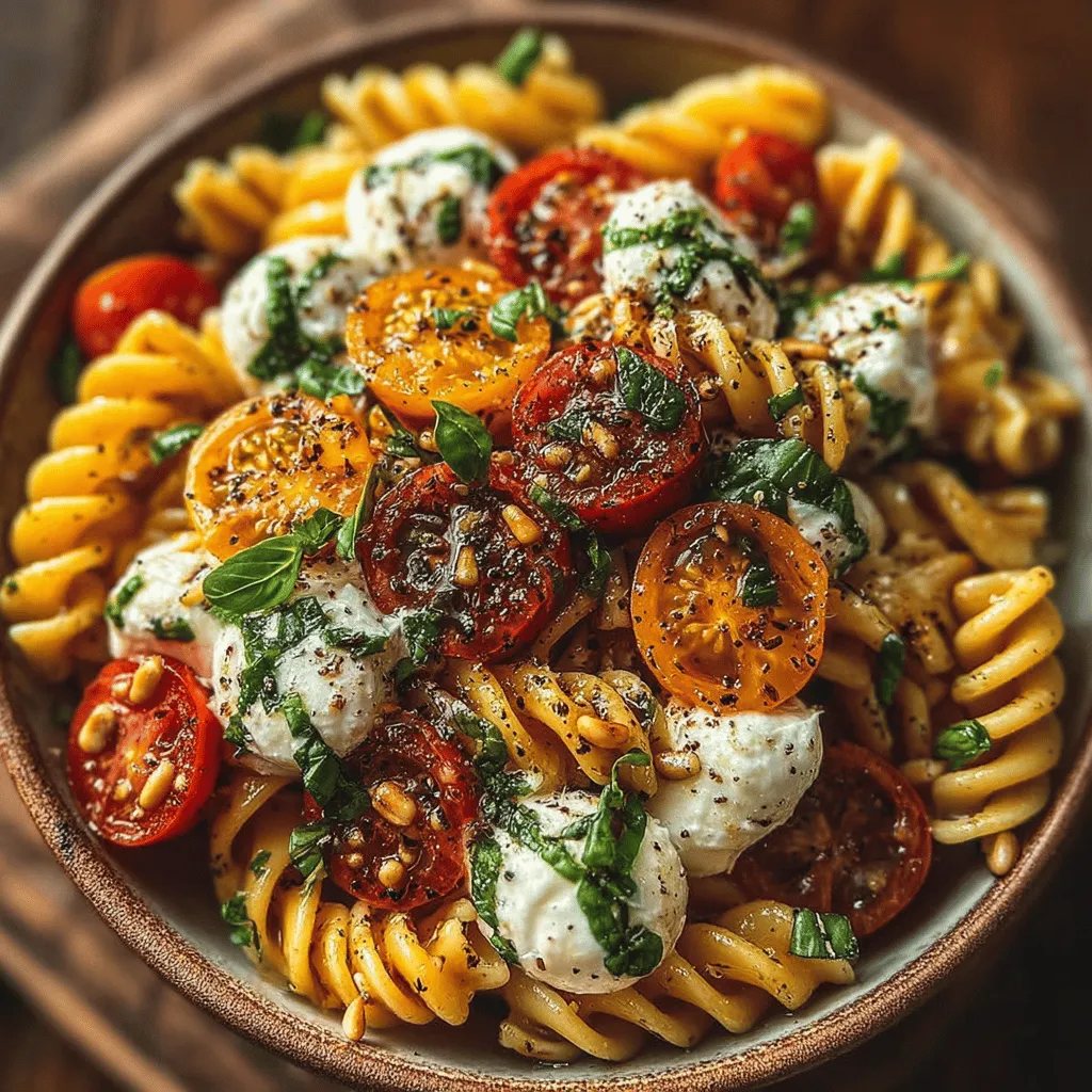 Pasta salad is one of the most versatile dishes you can prepare, adaptable for any occasion, whether it's a casual summer picnic, a potluck gathering, or a festive holiday feast. Its ability to blend flavors and textures makes it a perennial favorite among many home cooks. Today, we're diving into a delightful variation known as Caprese Pasta Salad, a dish that not only pleases the palate but also brings a burst of color to your table.