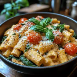 Creamy Tuscan White Bean Pasta is a culinary gem that embodies the essence of Italian cuisine while catering to modern dietary preferences. This dish seamlessly combines the rich and savory flavors typical of Tuscany with the wholesome goodness of plant-based ingredients. With creamy textures and vibrant colors, it not only satisfies the palate but also nourishes the body, making it an ideal choice for anyone looking to indulge in an exquisite meal without compromising on health.