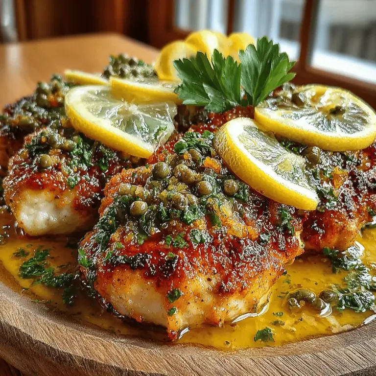 When it comes to comfort food that radiates warmth and joy, few dishes can compare to Lemon Butter Chicken Piccata. This dish combines the succulent taste of chicken with the bright zest of lemon and the savory richness of butter, resulting in a meal that is both satisfying and refreshing. Whether you're looking to impress dinner guests or simply want a delicious weeknight dinner, Zesty Lemon Butter Chicken Piccata is sure to be a crowd-pleaser.