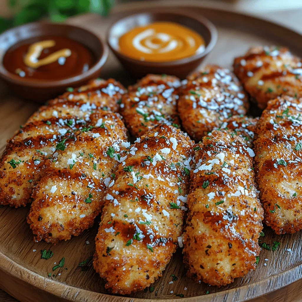 To make the Crunchy Delight Panko Chicken Fingers, you'll need a handful of key ingredients. Each plays a vital role in ensuring that your chicken fingers are not only crispy but also flavorful and satisfying.