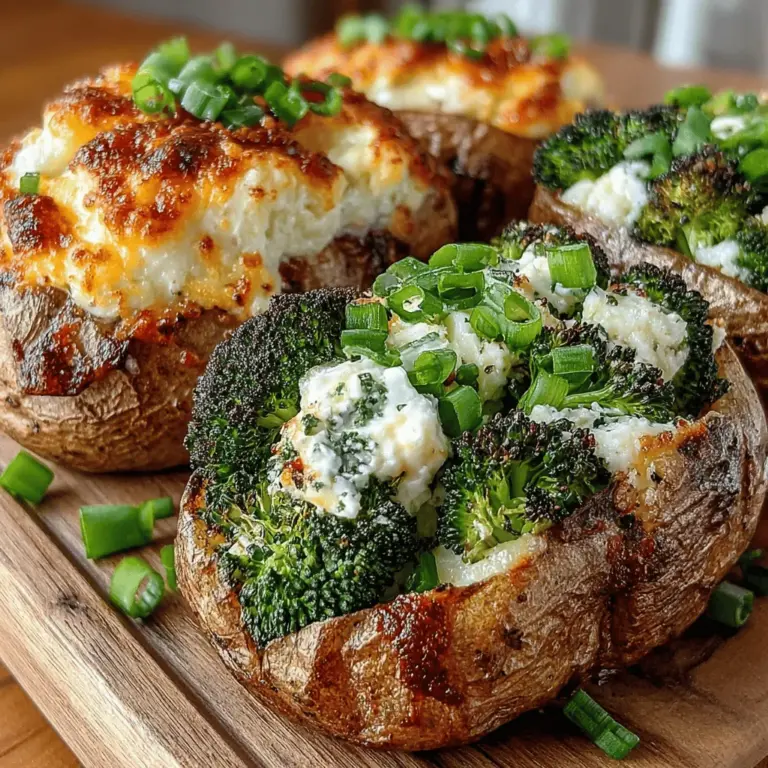 Comfort food often evokes feelings of nostalgia and satisfaction, offering a warm embrace on a chilly evening or a delightful treat after a long day. One dish that perfectly captures this essence is the stuffed potato. With their tender exterior and hearty fillings, stuffed potatoes have become a beloved staple in kitchens around the world. Among the myriad of variations, Cheesy Greens Delight: Loaded Broccoli Cheddar Stuffed Potatoes stands out not only for its enticing flavors but also for its nutritional benefits.