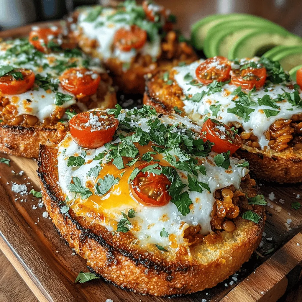 In a world where hearty, healthy meals are increasingly sought after, Spiced Lentil and Tomato Flatbread Melts offer a perfect balance of nutrition and flavor. This vegetarian dish is not only rich in protein and fiber from the red lentils but also bursting with vibrant flavors from a medley of spices and fresh ingredients. Whether you're looking for a quick weeknight dinner or a satisfying weekend treat, this recipe is designed to please both your taste buds and your health-conscious mindset.