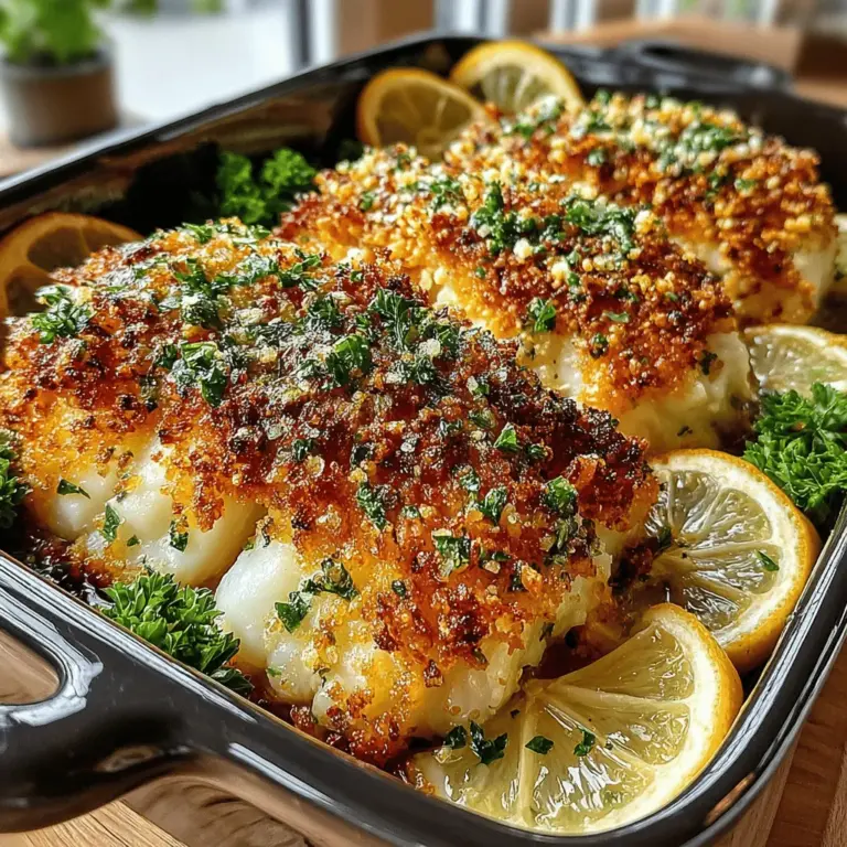 Tilapia is one of the most popular fish choices in kitchens around the world. Known for its mild flavor and flaky texture, tilapia is incredibly versatile, making it an ideal candidate for a variety of dishes. Among the myriad ways to prepare this fish, the Garlic Parmesan Crusted Tilapia Bake stands out for its delightful combination of flavors and ease of preparation. This recipe not only elevates the humble tilapia fillet but also makes for a nourishing meal that fits seamlessly into today’s fast-paced lifestyle.