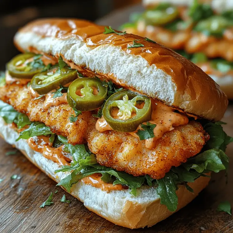 The allure of homemade meals lies not just in their taste but also in the joy of crafting them from scratch. One such dish that captures the spirit of home cooking is the Spicy Cajun Catfish Po’ Boy. Originating from the vibrant streets of New Orleans, this sandwich is a delightful fusion of flavors that exudes warmth and comfort. It serves as a testament to the rich culinary heritage of the South, where every bite tells a story of tradition, culture, and creativity in the kitchen.
