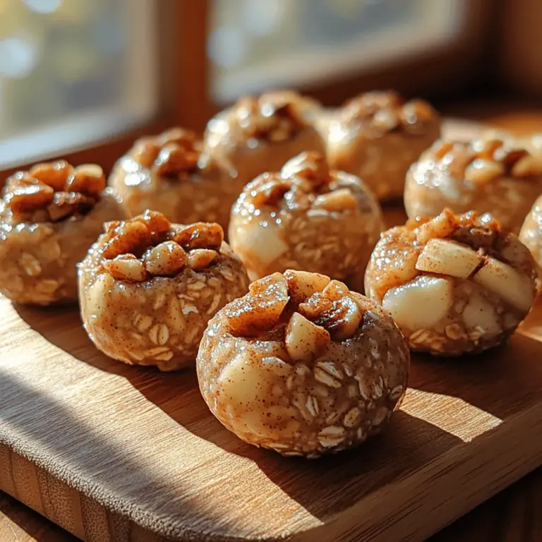 In recent years, the trend of incorporating protein snacks into healthy eating regimens has surged in popularity. As individuals become more health-conscious, the demand for convenient, nutritious, and tasty options has never been greater. Enter Sweet Apple Pie Protein Bites—a delightful treat that combines the familiar flavors of apple pie with the nutritional benefits of protein-rich ingredients. These bite-sized snacks are not only easy to prepare but also serve as an excellent source of energy, making them the perfect addition to any health-focused lifestyle.