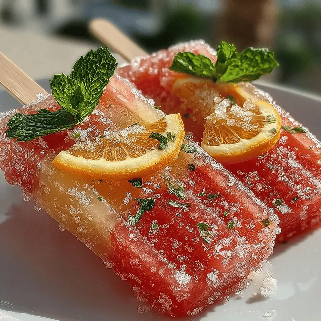 To create the perfect Watermelon Lemonade Pops, start by carefully filling your molds. Begin by pouring the watermelon lemonade mixture into each mold, but be cautious not to overfill. Leave about half an inch of space at the top of each mold. This gap accounts for expansion as the liquid freezes and helps prevent any spills while the pops are solidifying.