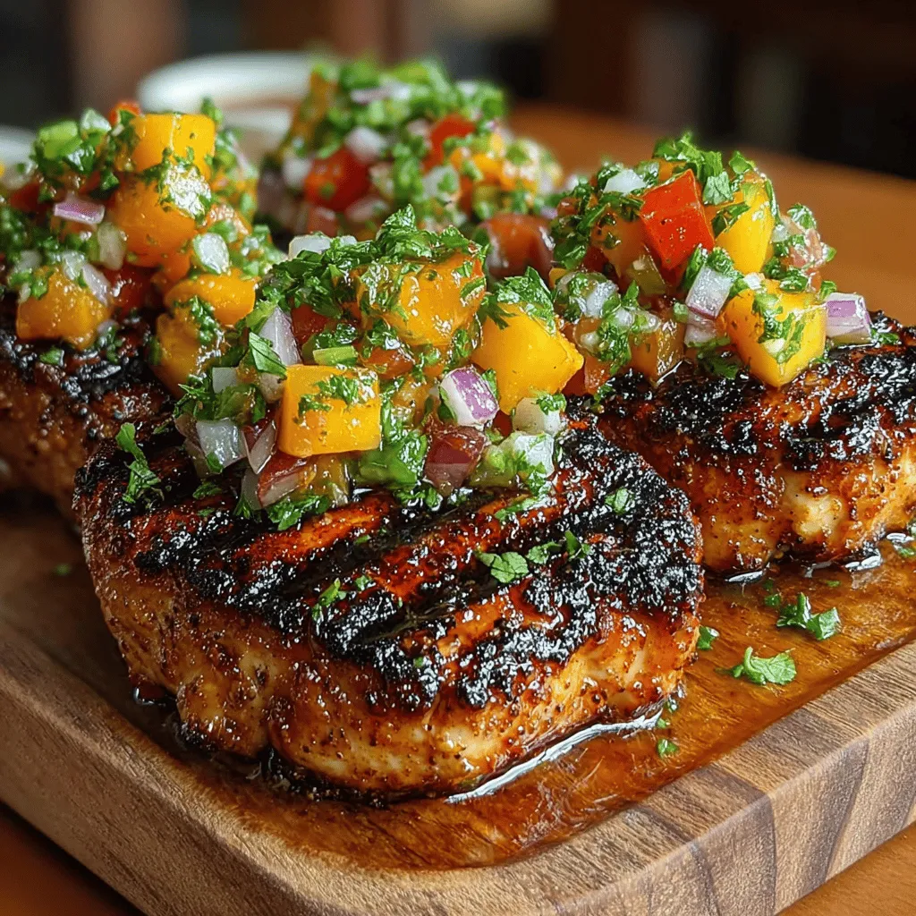 As summer approaches, the allure of outdoor cooking becomes hard to resist. The perfect summer dish brings together the season's freshest produce with the enticing smoky flavors of grilled meat. One such dish that embodies this essence is Peach Salsa Grilled Chicken. This recipe is not just a feast for the palate but also a vibrant spectacle for the eyes, making it an ideal choice for backyard barbecues, family dinners, or any occasion where you want to impress your guests with minimal effort. With its combination of juicy grilled chicken and a colorful, zesty peach salsa, this dish is sure to become a staple in your summer culinary repertoire.