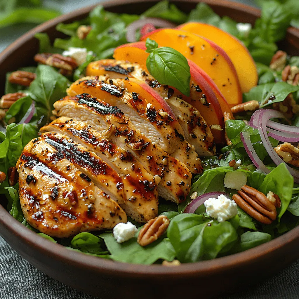 As the sun shines brighter and the days grow longer, the allure of fresh, vibrant dishes becomes irresistible. One such dish that encapsulates the essence of summer is the Grilled Chicken & Peach Salad. This delightful salad marries the succulent flavors of grilled chicken with the juicy sweetness of ripe peaches, creating a refreshing meal that is both satisfying and nourishing. Whether you're looking for a light lunch or an elegant dinner, this salad stands out with its colorful presentation and robust taste.