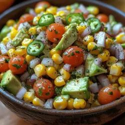 There's something undeniably joyful about fresh salsas. These vibrant mixtures of ingredients not only elevate a dish but also bring an array of flavors and textures to your palate. Whether served as a side dish, a topping for grilled meats, or simply enjoyed with tortilla chips, salsa has become a staple in kitchens around the world. Among the plethora of salsa recipes, the Zesty Corn and Avocado Salsa stands out for its refreshing taste and versatility. This delightful dish combines the sweetness of corn, the creaminess of avocado, and a medley of other fresh ingredients to create a salsa that is as nourishing as it is flavorful.