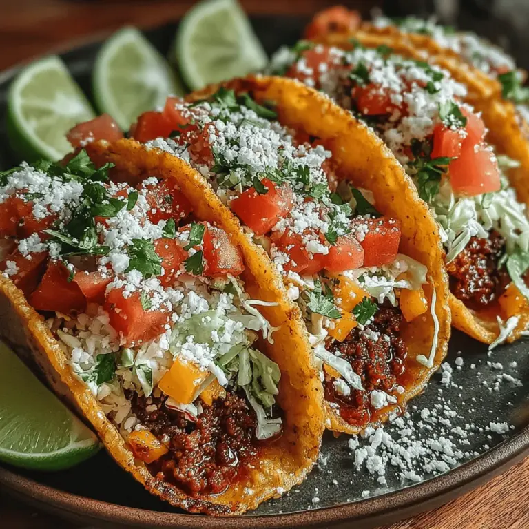 In recent years, culinary trends have shifted towards the exciting fusion of savory dishes with fresh, fruity components. This approach not only enhances the flavor profile of traditional recipes but also introduces a refreshing twist that can elevate any meal. One standout recipe that embodies this trend is Turkey Tacos with Watermelon Slaw. This dish combines the hearty goodness of ground turkey with the vibrant sweetness of watermelon, making it an ideal choice for casual gatherings, family dinners, or a quick weeknight meal.