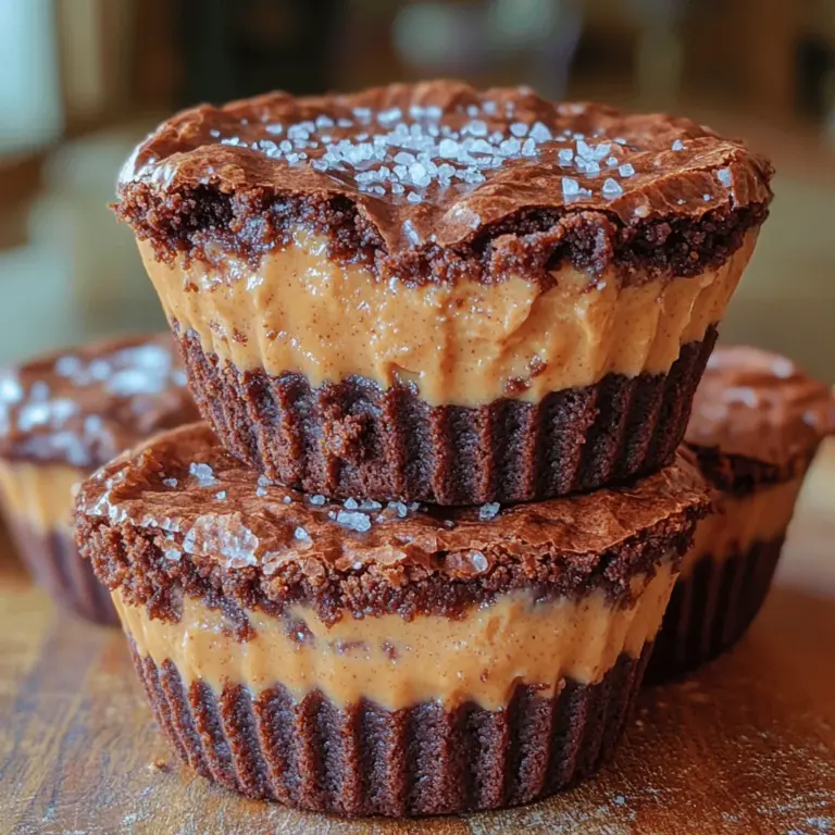 If you’re searching for a dessert that combines the rich, fudgy texture of brownies with the creamy, nutty goodness of peanut butter, look no further than decadent peanut butter brownie cups. This delightful treat not only satisfies your sweet tooth but also brings a sense of indulgence that makes every bite worth savoring. With their perfectly baked brownie base and luscious peanut butter filling, these brownie cups are perfect for any occasion—be it a family gathering, a special celebration, or simply a well-deserved treat after a long day.