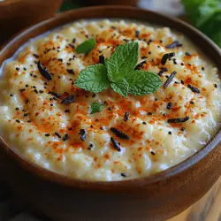 Rice pudding is a beloved dessert that transcends cultures and generations, offering a warm and comforting experience with every spoonful. The velvety vanilla bean rice pudding is no exception, expertly blending creamy rice with the aromatic essence of fresh vanilla beans. This delightful dish isn’t just a treat for the palate; it also evokes feelings of nostalgia, often reminding us of family gatherings and home-cooked meals. Whether enjoyed as a cozy dessert after dinner or a sweet breakfast indulgence, this rice pudding is sure to please.