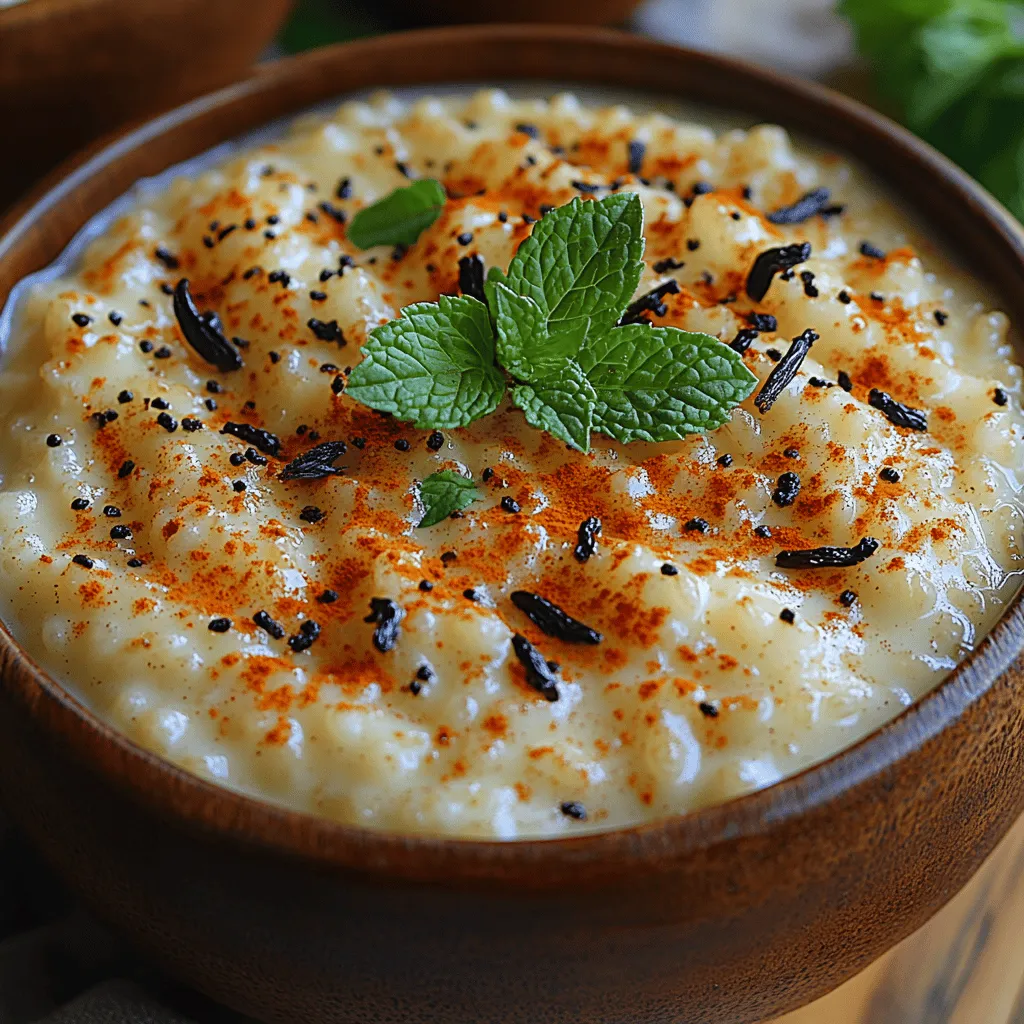Rice pudding is a beloved dessert that transcends cultures and generations, offering a warm and comforting experience with every spoonful. The velvety vanilla bean rice pudding is no exception, expertly blending creamy rice with the aromatic essence of fresh vanilla beans. This delightful dish isn’t just a treat for the palate; it also evokes feelings of nostalgia, often reminding us of family gatherings and home-cooked meals. Whether enjoyed as a cozy dessert after dinner or a sweet breakfast indulgence, this rice pudding is sure to please.