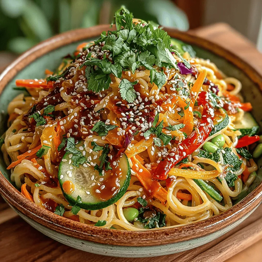 If you’re looking for a vibrant, nutritious dish that tantalizes your taste buds and satisfies your hunger, look no further than the Crunchy Asian Noodle Salad with Zesty Peanut Dressing. This salad is not only visually appealing with its colorful array of fresh ingredients, but it also offers a harmonious blend of flavors and textures that make each bite a delightful experience. The combination of chewy rice noodles, crisp vegetables, and a creamy, zesty dressing creates a dish that is both refreshing and filling.