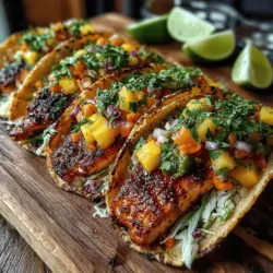 As the sun shines brighter and the days grow longer, the allure of tropical flavors becomes irresistible. Summer gatherings, beach parties, and backyard barbecues call for vibrant dishes that capture the essence of the season. Tacos, a beloved staple in many households, offer the perfect canvas for these flavors, making them a versatile meal option that can be dressed up or down depending on the occasion. Enter Tropical Vibes Salmon Tacos — a delightful dish that combines the richness of salmon with the fresh, zesty notes of tropical ingredients. This recipe is not only a feast for the eyes but also a healthy choice, ideal for weeknight dinners or meal prep.