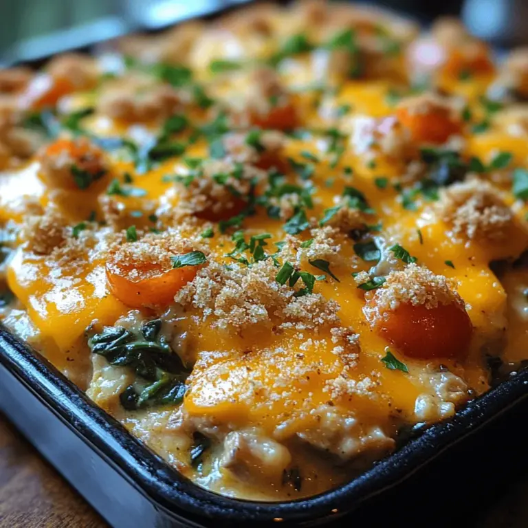 In the realm of quick and satisfying meals, few dishes can rival the appeal of a Savory Tuna Spinach Delight. This hearty casserole combines the wholesome flavors of tuna, fresh spinach, and creamy goodness, making it a favorite for busy weeknights and family gatherings alike. Not only does this dish cater to your taste buds, but it also packs a nutritional punch that can help you meet your dietary needs without sacrificing flavor.