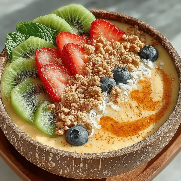 In recent years, smoothie bowls have emerged as a trendy and health-conscious breakfast option, captivating the hearts of food lovers and health enthusiasts alike. These visually appealing bowls are not just a feast for the eyes; they also offer a nutritious start to your day, packed with essential vitamins and minerals. Among the myriad of smoothie bowl recipes, the Tropical Bliss Mango Smoothie Bowl stands out, providing a refreshing escape to a sun-kissed paradise with its vibrant flavors and nutrient-rich ingredients.