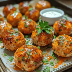 Meatballs, a beloved staple in various culinary traditions around the world, showcase an incredible versatility that makes them suitable for countless occasions. Whether served as appetizers, main dishes, or even in sandwiches, they can adapt to a myriad of flavor profiles, from classic Italian to spicy Asian. Among the many variations, Spicy Baked Buffalo Chicken Meatballs stand out, combining the rich, tangy flavor of buffalo sauce with the lean goodness of ground chicken, creating a dish that is both delicious and health-conscious.