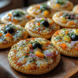 In the world of snacking, few combinations are as universally loved as pizza and crunchy crackers. Imagine taking the beloved flavors of pizza and transforming them into a light, crispy treat that you can enjoy anytime. Welcome to the world of Crunchy Veggie Pizza Crackers—a delightful recipe that merges the savory essence of pizza with the satisfying crunch of crackers. This innovative snack not only promises a satisfying bite but also caters to health-conscious individuals looking for a nutritious option. Whether you're hosting a party, preparing for a casual movie night, or simply craving a snack that packs a flavorful punch, these veggie pizza crackers are perfect for any occasion.