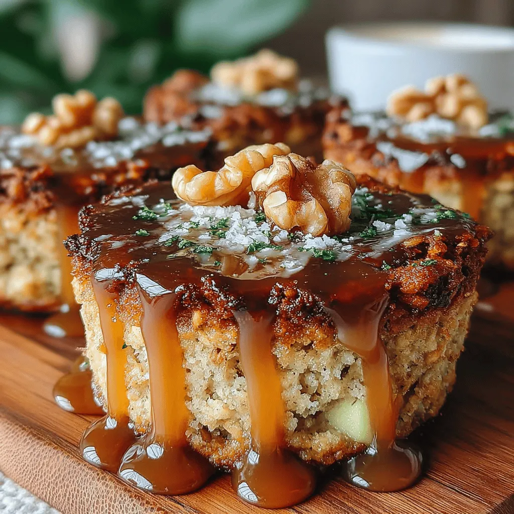In the world of breakfast, baked oatmeal has emerged as a versatile and nourishing choice that appeals to health-conscious eaters and busy families alike. This delightful dish transforms traditional oatmeal into a convenient, on-the-go format that doesn’t sacrifice flavor or nutrition. Among the myriad of flavor combinations, Caramel Apple Baked Oatmeal Cups stand out as a particularly enchanting option. This recipe marries the warm, comforting essence of baked oatmeal with the sweet, tart flavors of fresh apples and rich caramel, creating a breakfast experience that is both satisfying and indulgent.