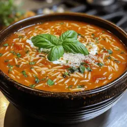 Comfort food holds a special place in our hearts, often evoking memories of warmth and familiarity. In our fast-paced lives, particularly during colder months or on cozy evenings spent indoors, the allure of hearty dishes becomes even more pronounced. Among the myriad of comfort food options, soup stands out as a nourishing choice that not only warms the body but also nourishes the soul. One such delightful option is Creamy Tomato Orzo Soup with a Basil Kiss—a dish that perfectly marries rich flavors with a heartwarming texture, making it a favorite for families and gatherings alike.