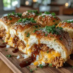 BBQ Pulled Chicken Crescent Rollups are a delightful fusion of flavors wrapped in a convenient, flaky dough that makes them an irresistible choice for any gathering. Whether you're hosting a party, preparing a family meal, or simply looking for a fun snack, these rollups offer a perfect balance of savory and smoky notes that will please a crowd. Their simplicity is one of their most appealing attributes; with minimal preparation and cooking time, you can whip up a batch of these delicious treats in no time.