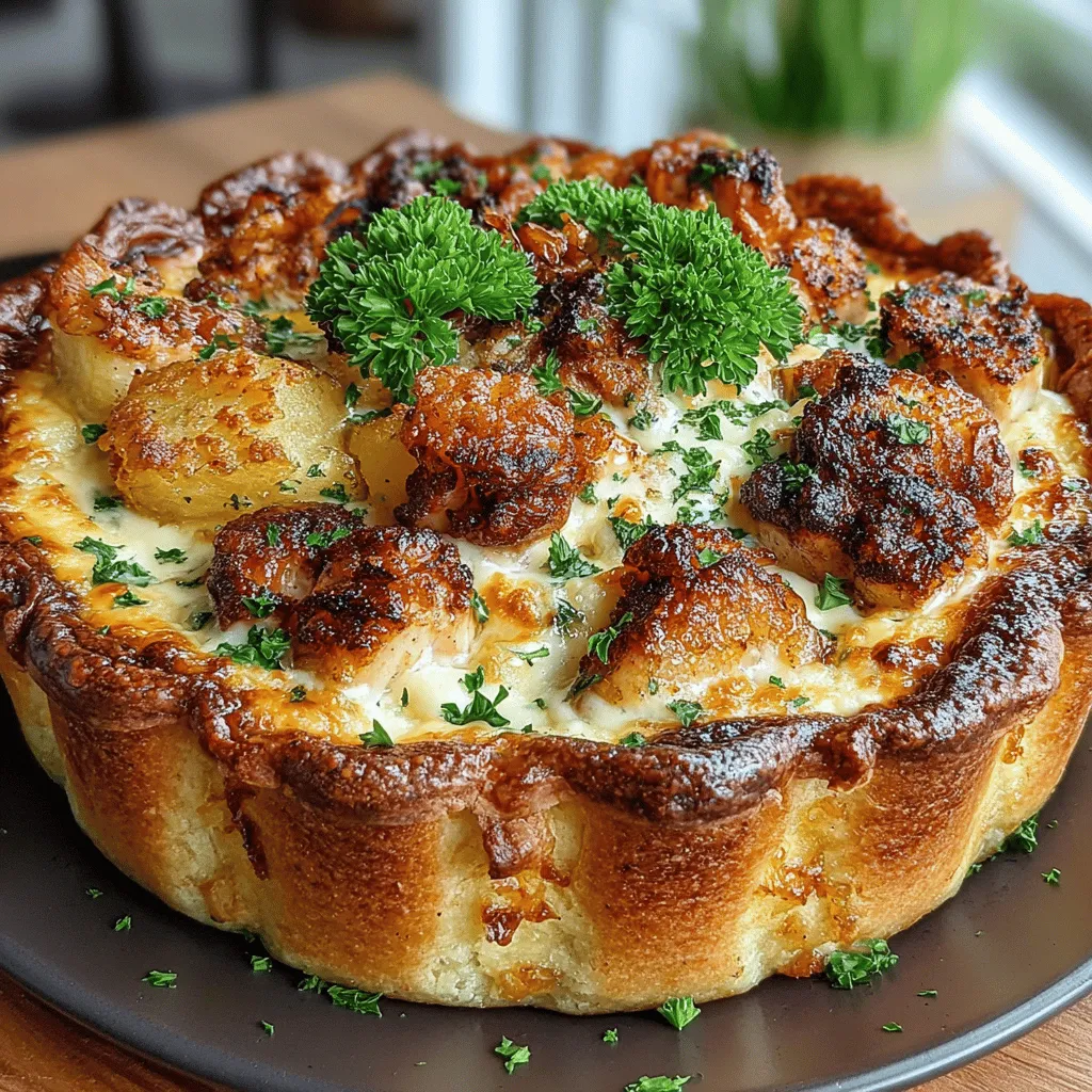 If you're searching for a dish that encapsulates comfort and flavor, look no further than Creamy Corn and Chicken Skillet Pie. This delightful recipe is ideal for family dinners, cozy gatherings, or even a weeknight meal when you want something delicious without spending hours in the kitchen. With tender chicken thighs, vibrant vegetables, and a luscious creamy sauce, all enveloped in a flaky pie crust, this dish is not only hearty but also incredibly satisfying.
